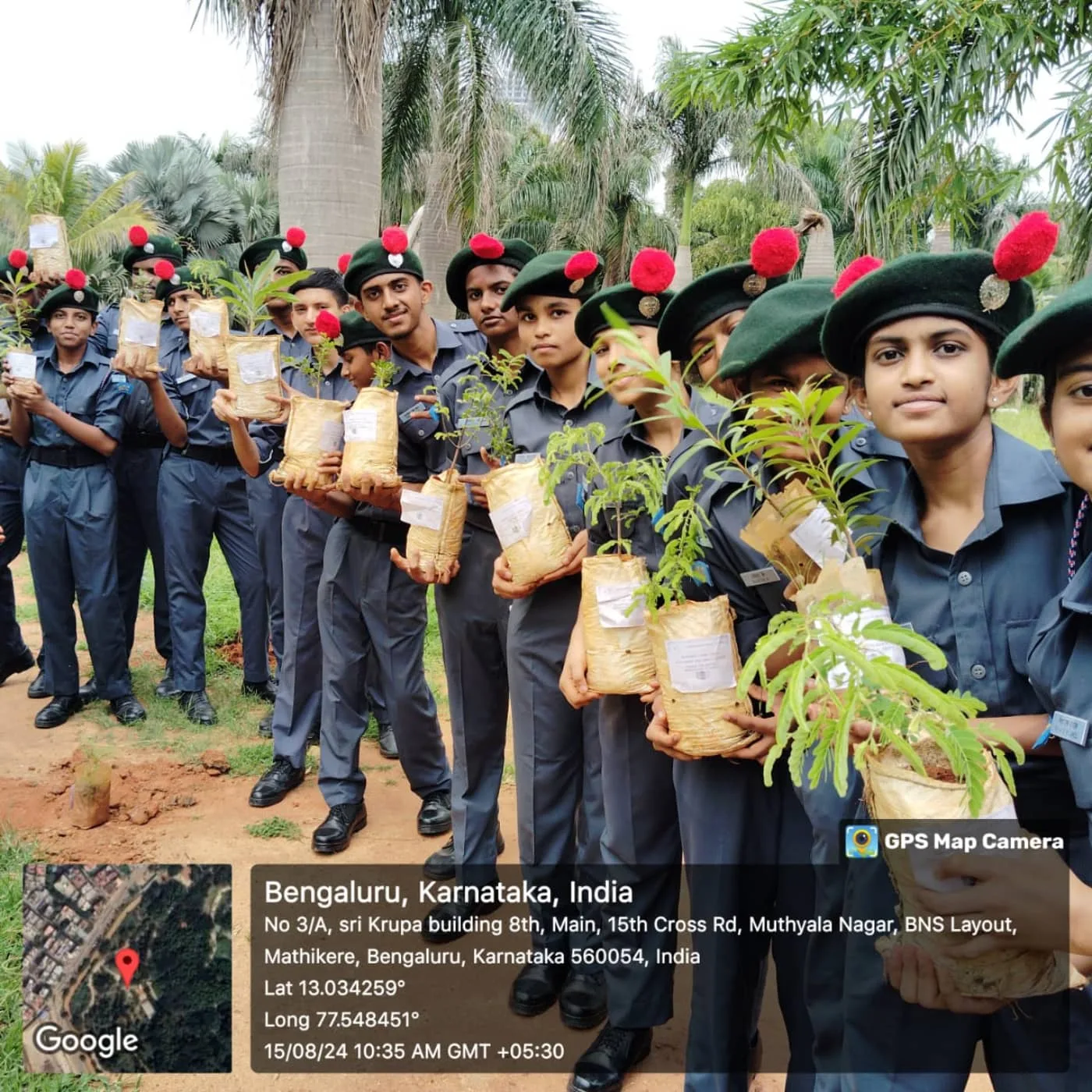 Schools encouraging tree planting in Dasarahalli Bangalore